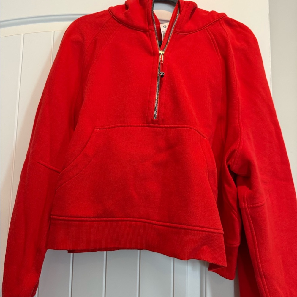 Lululemon Athletica Red Zip-Up Jacket